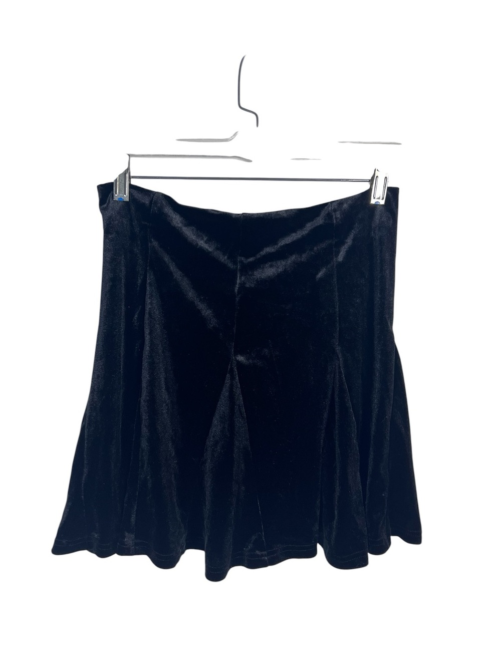SHEIN Black Velvet Circle Skirt